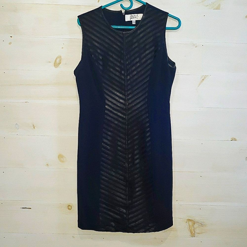Navy blue Badgley Mischka dress